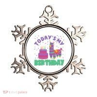Todays My Birthday Llama Party Ornament thumb 0