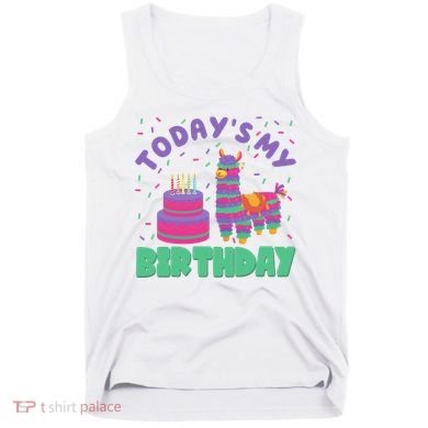 Todays My Birthday Llama Party Tank Top