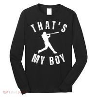 Thats My Boy Baseball Mom Cute Baseball Mom Long Sleeve Shirt thumb 0