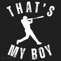 Thats My Boy Baseball Mom Cute Baseball Mom Beanie thumb 2
