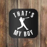 Thats My Boy Baseball Mom Cute Baseball Mom Coaster thumb 0