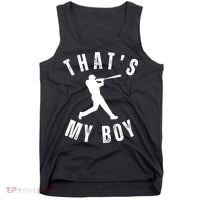 Thats My Boy Baseball Mom Cute Baseball Mom Tank Top thumb 0