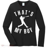 Thats My Boy Baseball Mom Cute Baseball Mom Women's Long Sleeve Shirt thumb 0