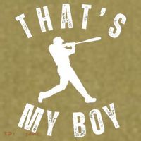 Thats My Boy Baseball Mom Cute Baseball Mom Garment-Dyed Women's Muscle Tee thumb 6