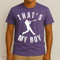 Thats My Boy Baseball Mom Cute Baseball Mom T-Shirt thumb 3