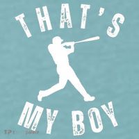 Thats My Boy Baseball Mom Cute Baseball Mom Sueded Cloud Jersey T-Shirt thumb 2