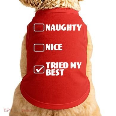 Tried My Best, Funny Check List Design Doggie Tank
