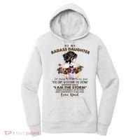 To My Badass Daughter If Fate Whispers To You You ... Dad Women's Hoodie thumb 0