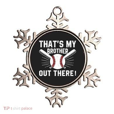 That's My Brother Out There Baseball Player Ornament