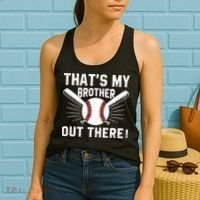 That's My Brother Out There Baseball Player Women's Tank Top thumb 2