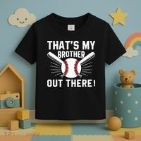 That's My Brother Out There Baseball Player Toddler T-Shirt thumb 3