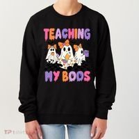 Teaching My Boos Coquette Ghost Teacher Women's Sweatshirt thumb 0