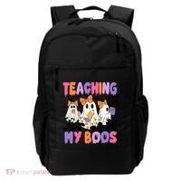 Teaching My Boos Coquette Ghost Teacher Backpack thumb 0