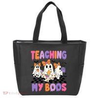Teaching My Boos Coquette Ghost Teacher Tote Bag thumb 0
