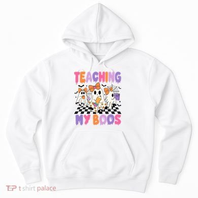 Teaching My Boos Coquette Ghost Teacher Hoodie