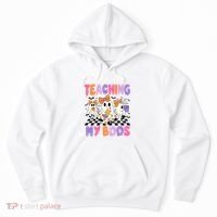 Teaching My Boos Coquette Ghost Teacher Hoodie thumb 0