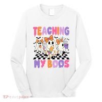 Teaching My Boos Coquette Ghost Teacher Long Sleeve Shirt thumb 0