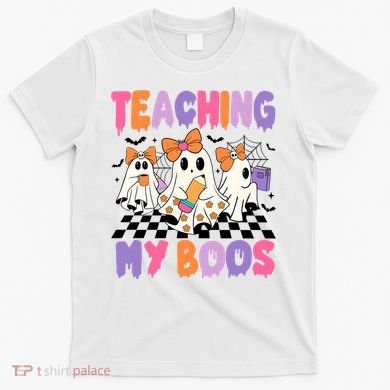 Teaching My Boos Coquette Ghost Teacher T-Shirt