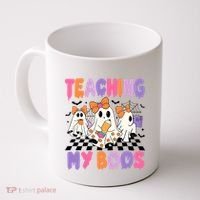 Teaching My Boos Coquette Ghost Teacher Coffee Mug thumb 0