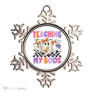 Teaching My Boos Coquette Ghost Teacher Ornament