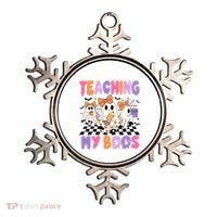 Teaching My Boos Coquette Ghost Teacher Ornament thumb 0