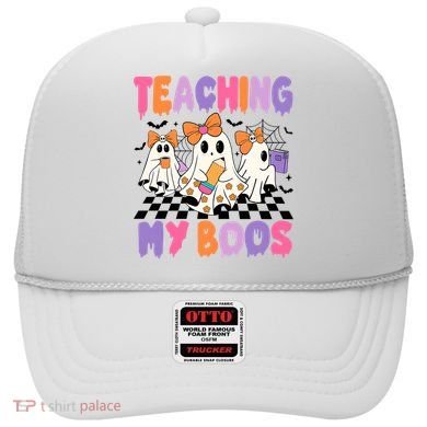 Teaching My Boos Coquette Ghost Teacher Hat