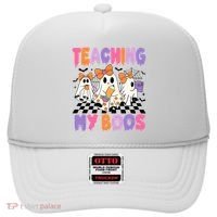 Teaching My Boos Coquette Ghost Teacher Hat thumb 0