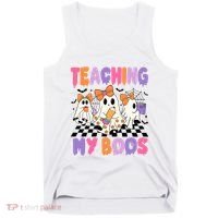 Teaching My Boos Coquette Ghost Teacher Tank Top thumb 0