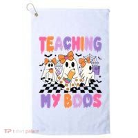Teaching My Boos Coquette Ghost Teacher Golf Towel thumb 0