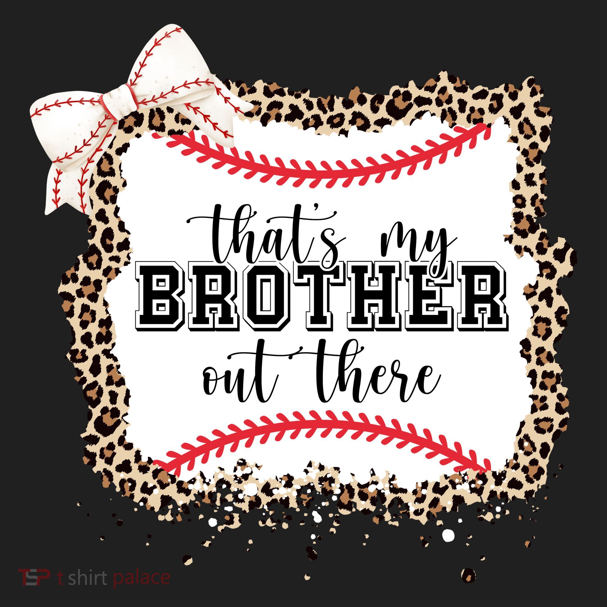 Thats My Brother Out There Cute Baseball Game Day Women's Sweatshirt
