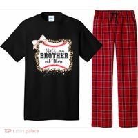 Thats My Brother Out There Cute Baseball Game Day Pajama Set thumb 0