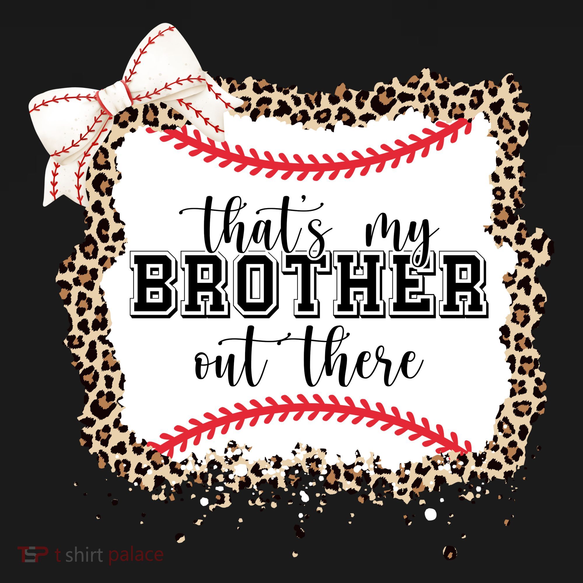 Thats My Brother Out There Cute Baseball Game Day Women's Tank Top