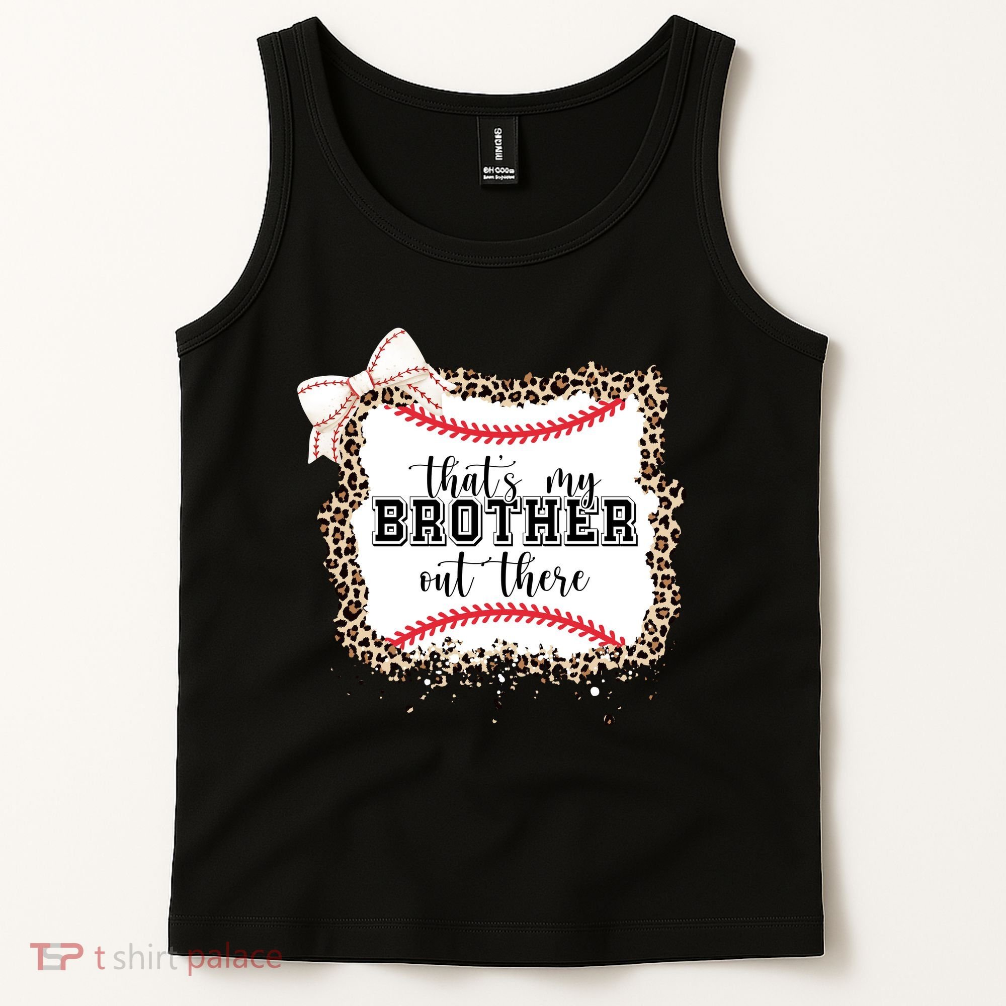 Thats My Brother Out There Cute Baseball Game Day Tank Top