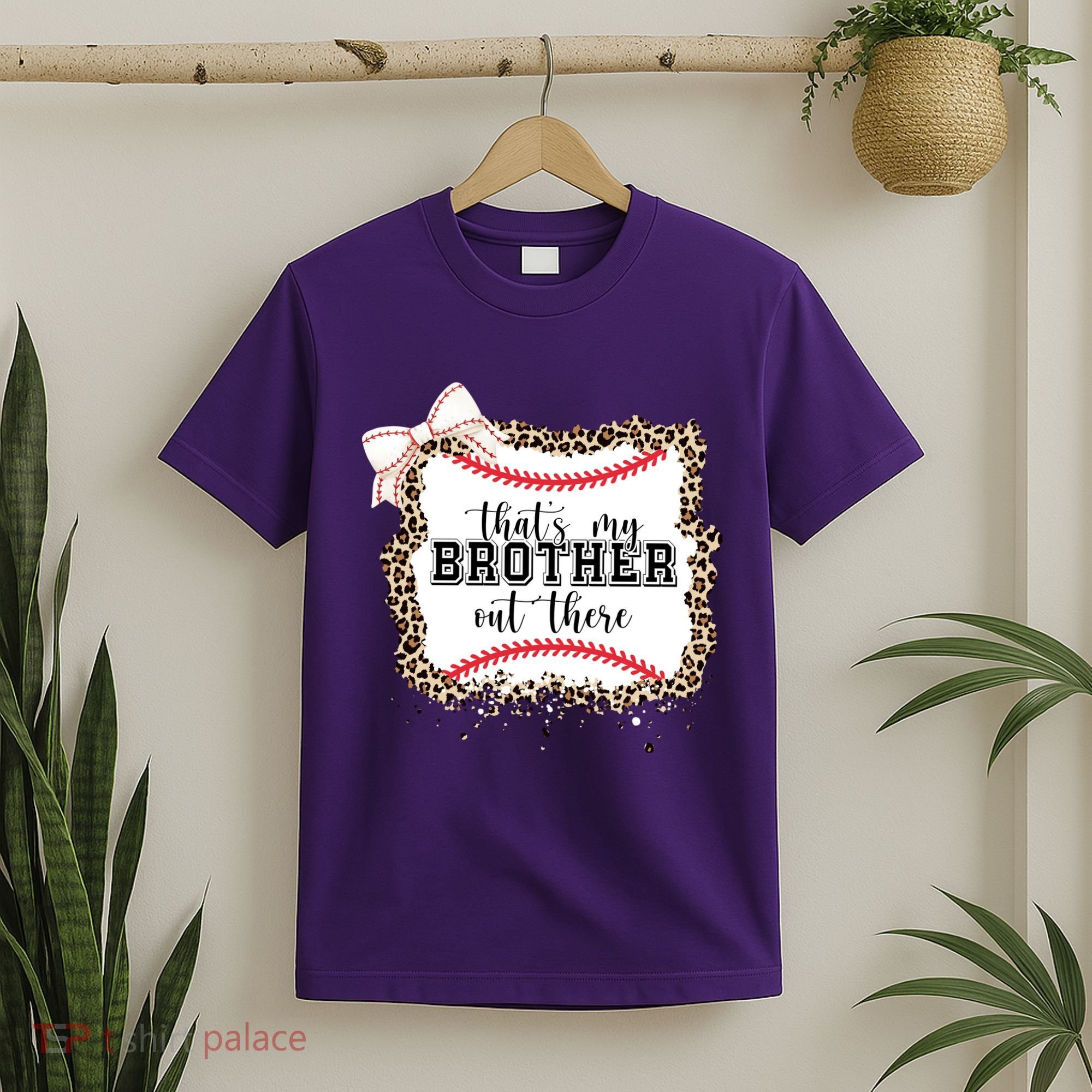 Thats My Brother Out There Cute Baseball Game Day T-Shirt