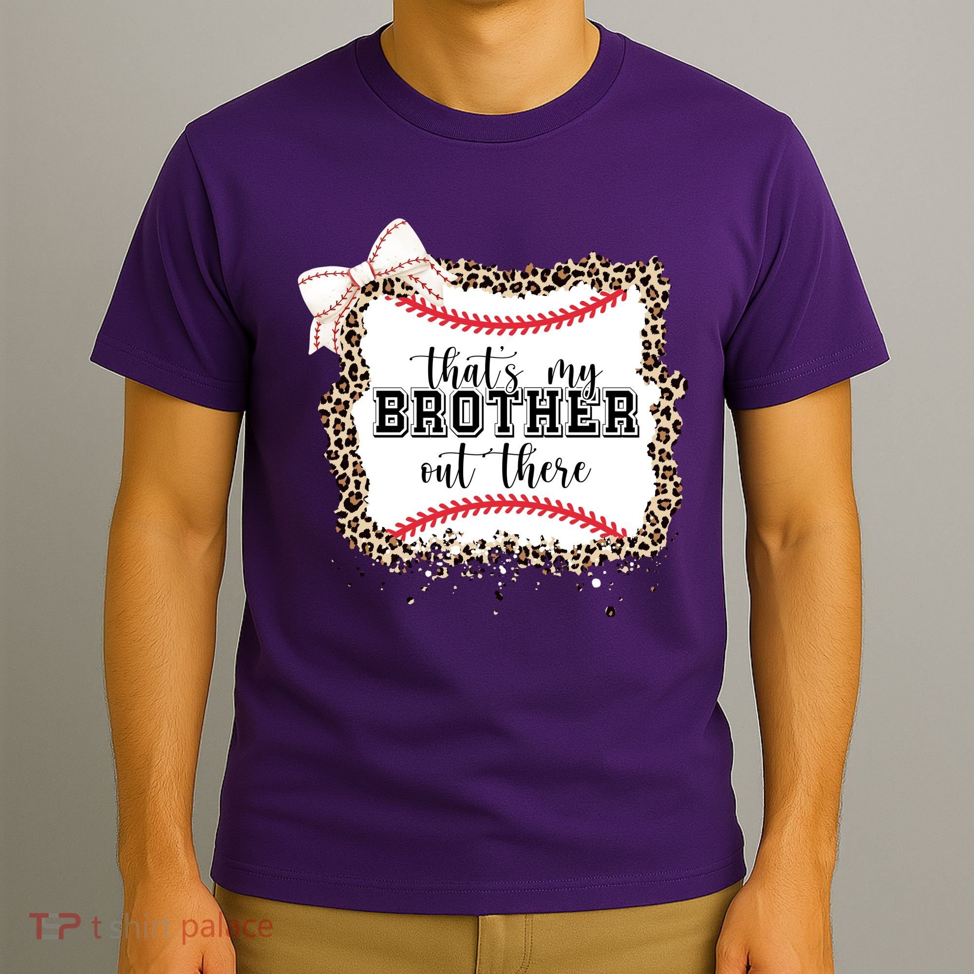 Thats My Brother Out There Cute Baseball Game Day T-Shirt