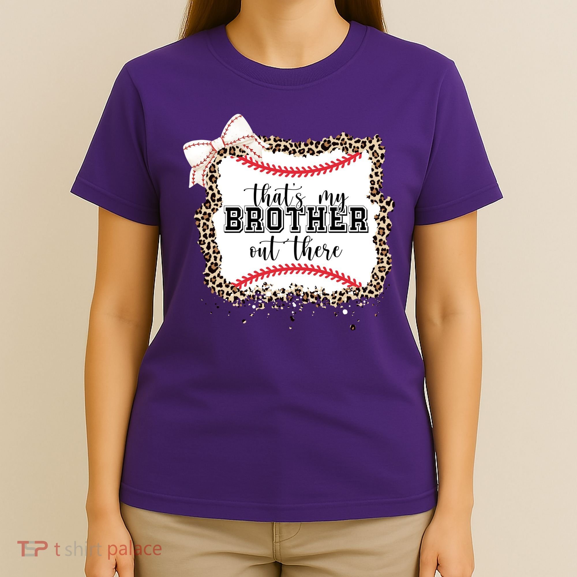 Thats My Brother Out There Cute Baseball Game Day T-Shirt
