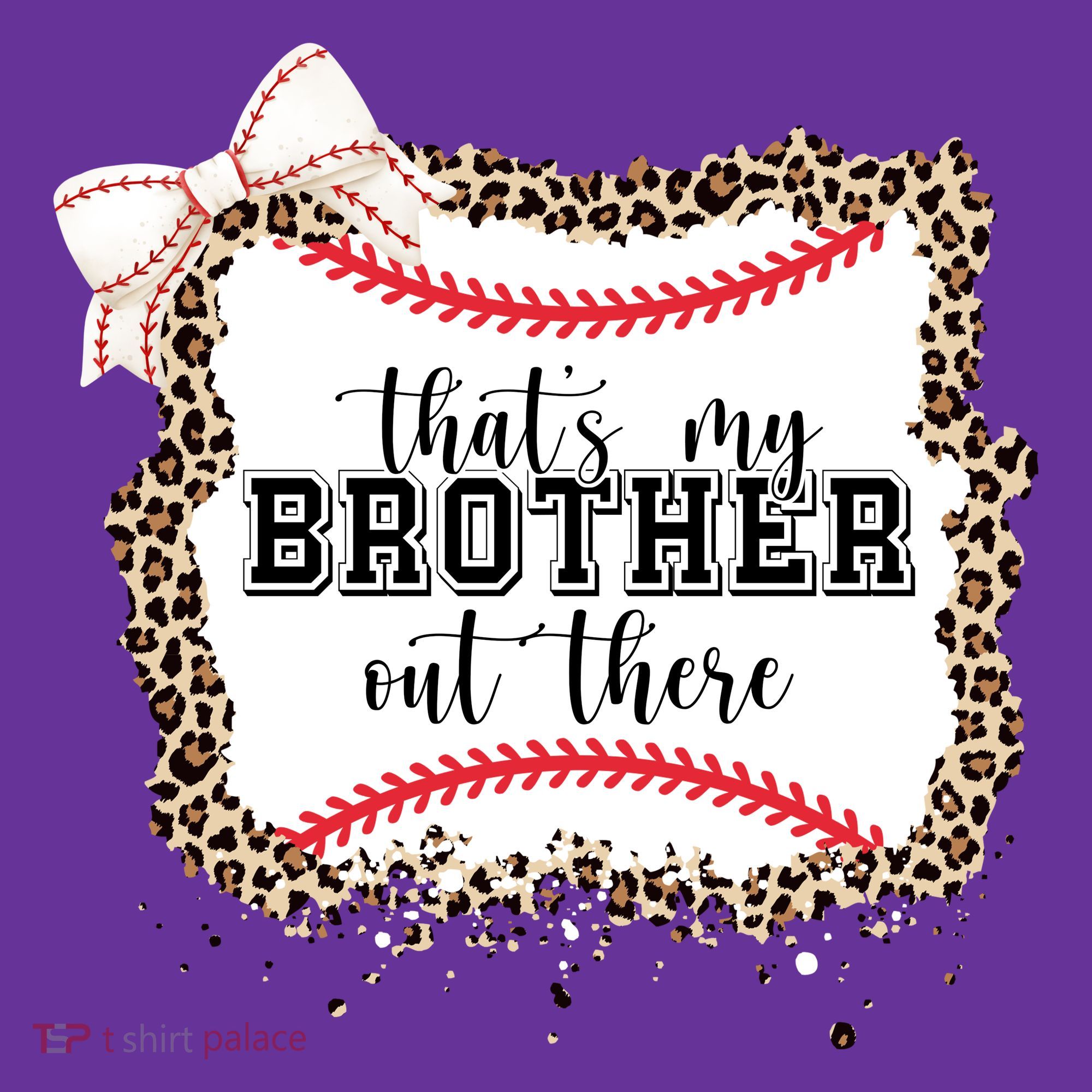 Thats My Brother Out There Cute Baseball Game Day Mousepad