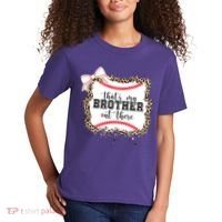 Thats My Brother Out There Cute Baseball Game Day Kids T-Shirt thumb 2