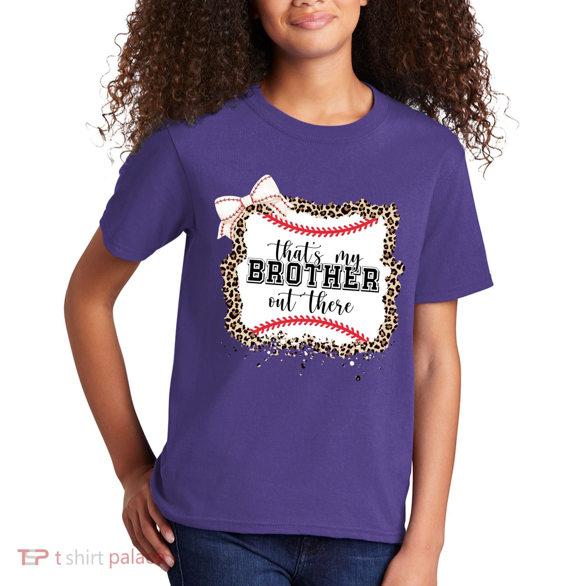 Thats My Brother Out There Cute Baseball Game Day Kids T-Shirt