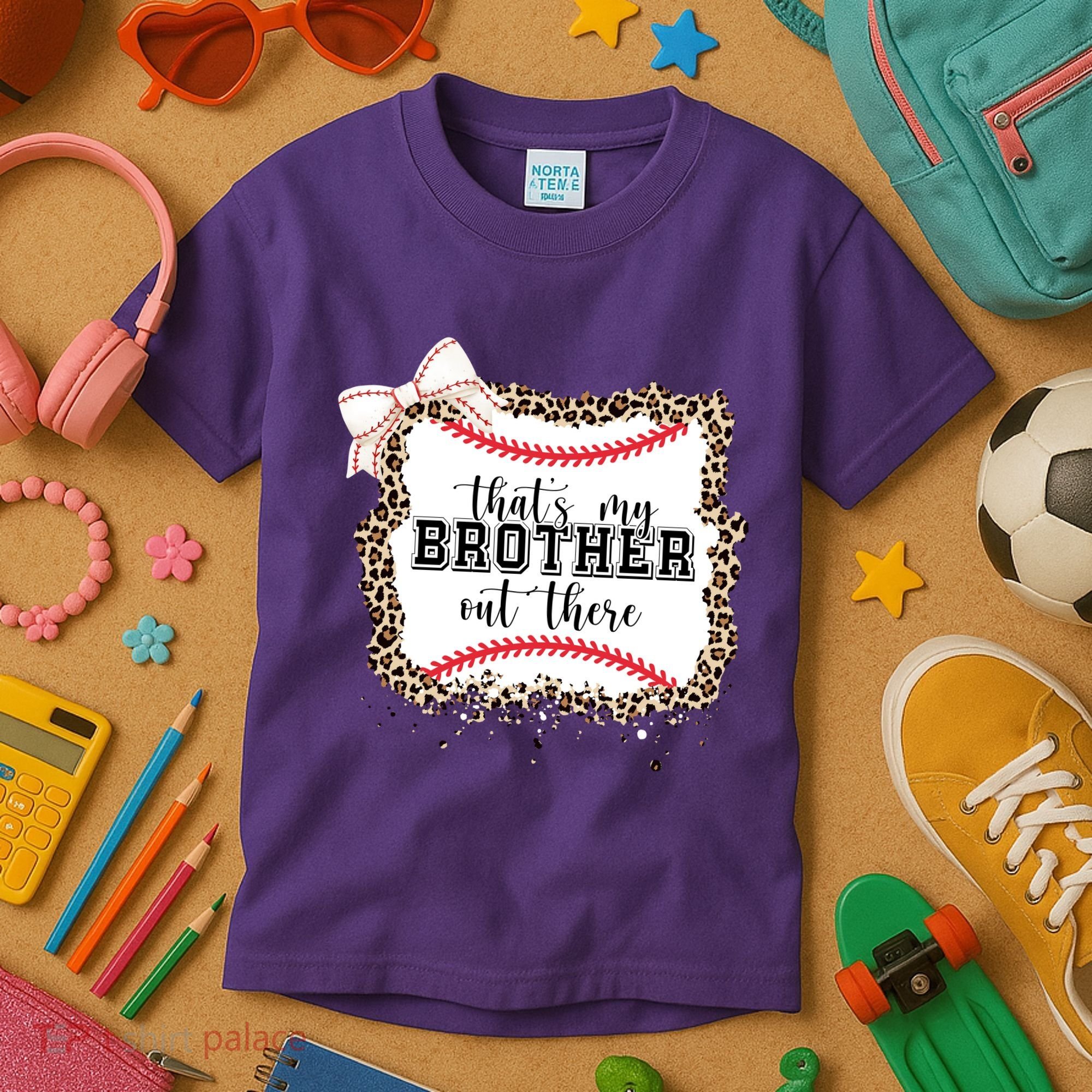 Thats My Brother Out There Cute Baseball Game Day Kids T-Shirt