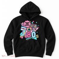 Take Me Back To The 80s Retro Hoodie thumb 0
