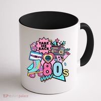 Take Me Back To The 80s Retro Coffee Mug thumb 1