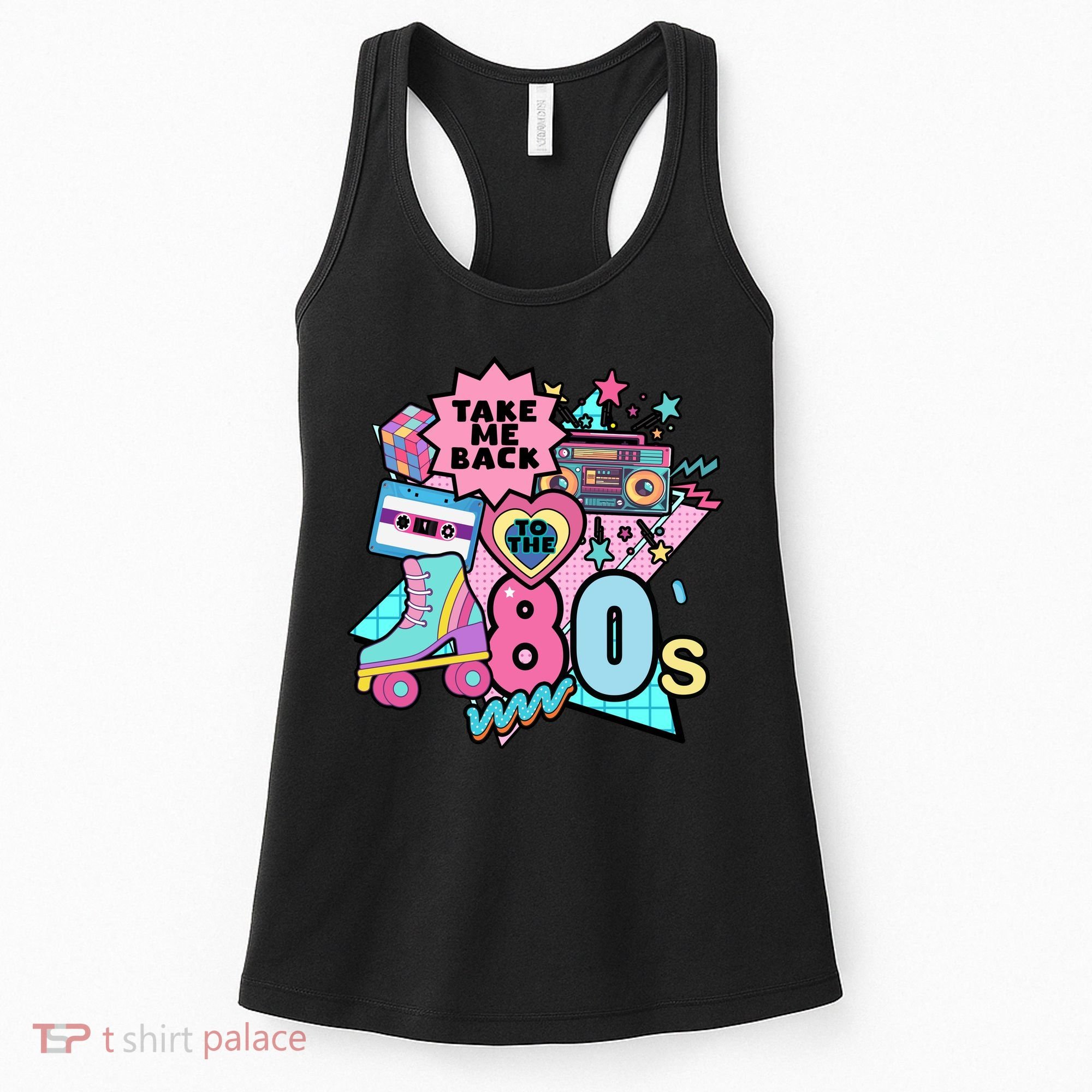 Take Me Back To The 80s Retro Women's Tank Top