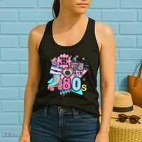 Take Me Back To The 80s Retro Women's Tank Top thumb 2