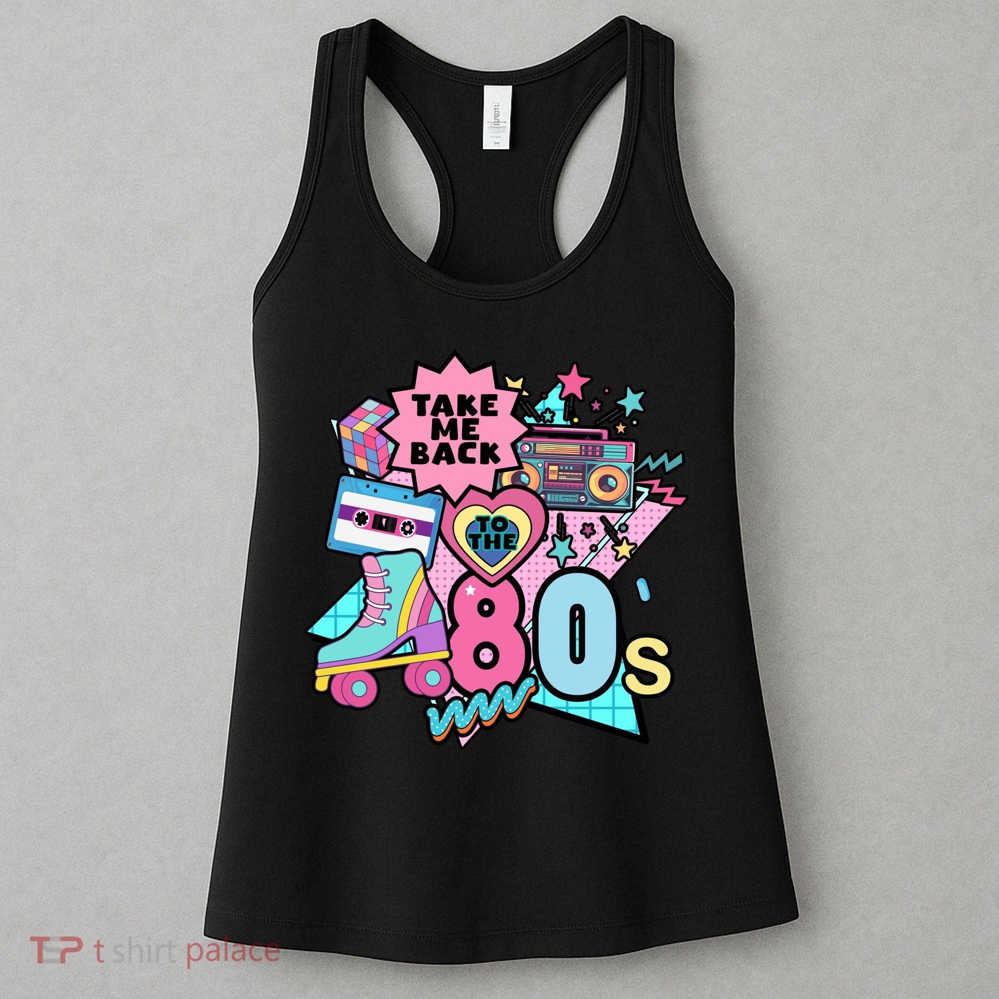 Take Me Back To The 80s Retro Women's Tank Top