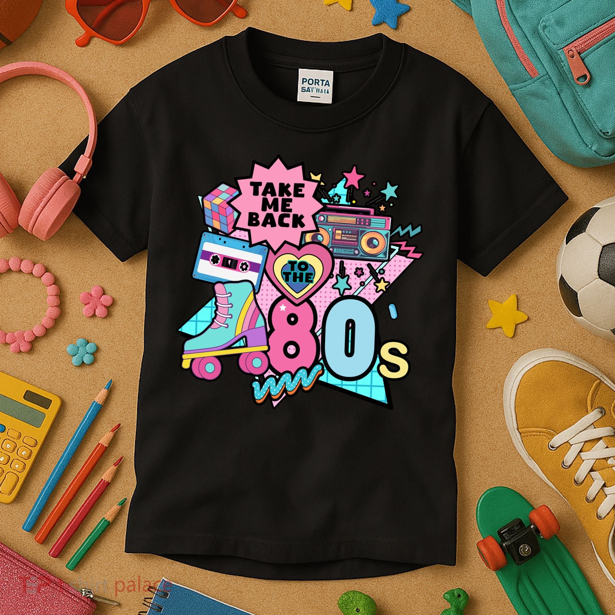Take Me Back To The 80s Retro Kids T-Shirt
