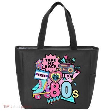 Take Me Back To The 80s Retro Tote Bag