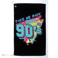 Take Me Back To The 90S Party Golf Towel thumb 0
