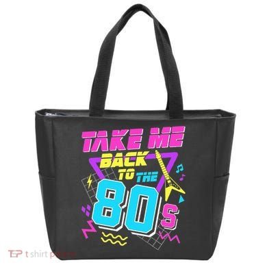 Take Me Back To The 80s Tote Bag