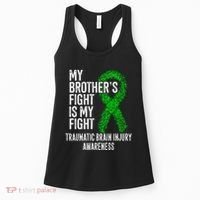 TBI My Brothers Fight Is My Fight Traumatic Brain Injury Women's Tank Top thumb 0
